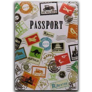 Waterproof Eco Leather Passport Holder Travel Cover Gift Unisex